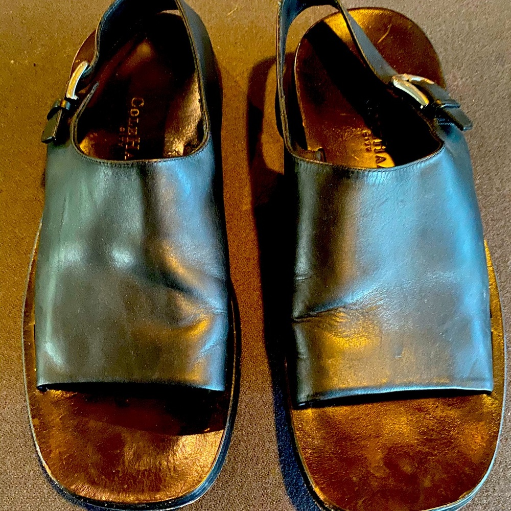 Cole Haan Men’s leather sandals Black
